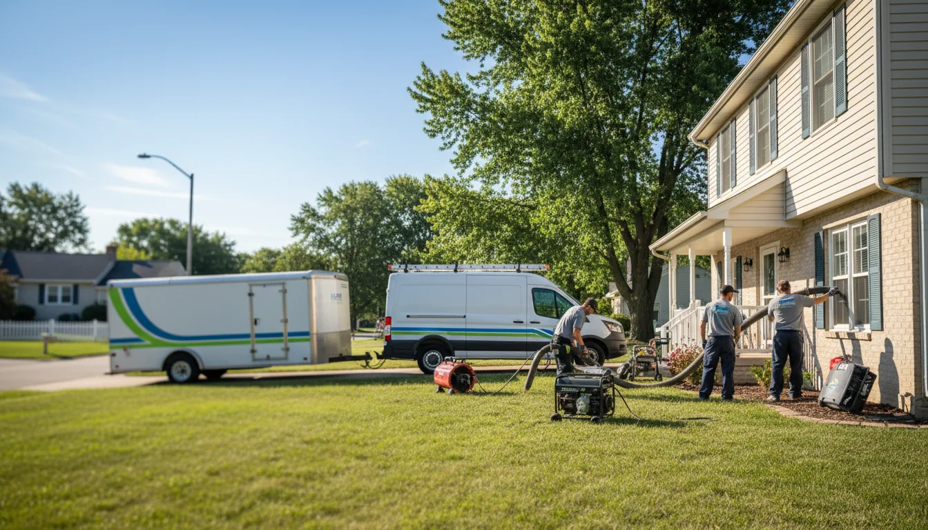 Flooded Basement Restoration And Cleanup With Repair in Dallas Center, IA near me